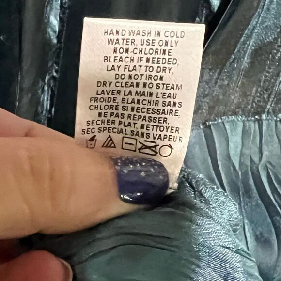 Komarov Women's Beaded Charmeuse & Chiffon Midi Dress Size PL - Picture 5 of 8